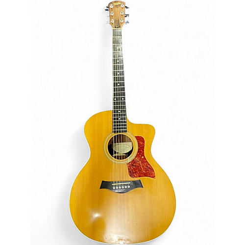 Used Taylor 214CE Natural Acoustic Electric Guitar Natural
