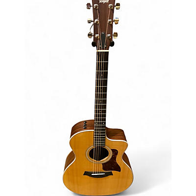 Used Taylor 214CE Natural Acoustic Electric Guitar