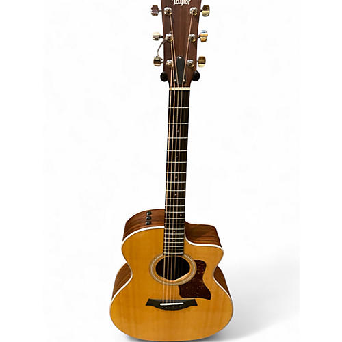 Used Taylor 214CE Natural Acoustic Electric Guitar Natural