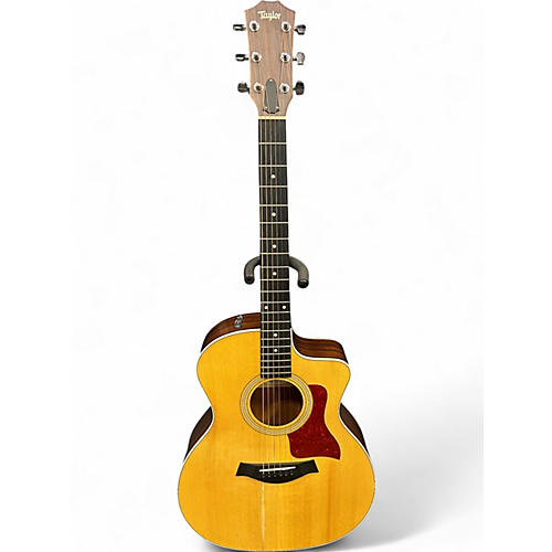 Used Taylor 214CE Natural Acoustic Electric Guitar Natural