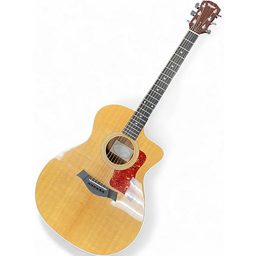 Used Taylor 214CE Natural Acoustic Electric Guitar Natural
