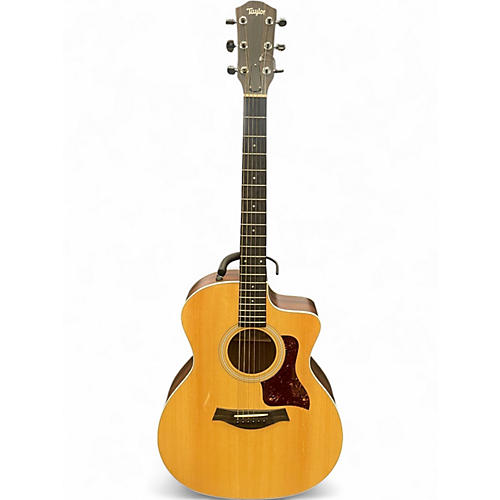 Used Taylor 214CE Natural Acoustic Electric Guitar Natural