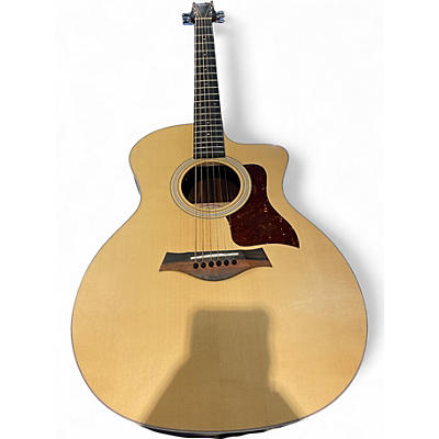 Used Taylor 214CE Natural Acoustic Electric Guitar