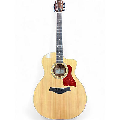 Used Taylor 214CE Natural Acoustic Electric Guitar