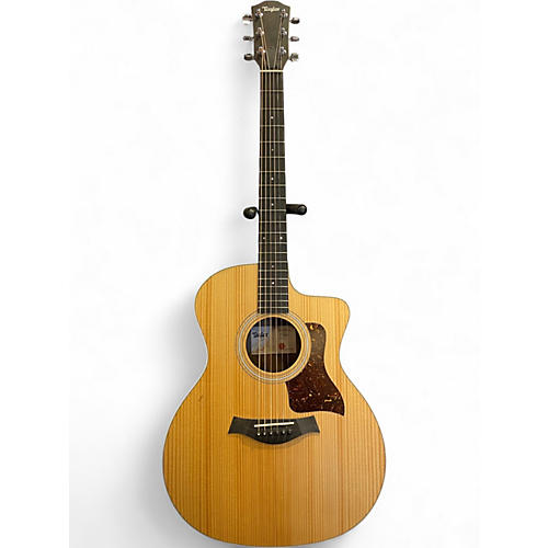 Used Taylor 214CE Natural Acoustic Electric Guitar Natural