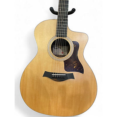 Used Taylor 214CE Natural Acoustic Electric Guitar