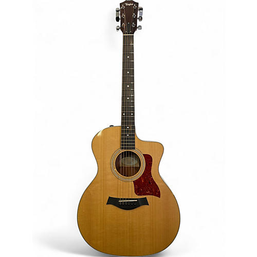 Used Taylor 214CE Natural Acoustic Electric Guitar Natural