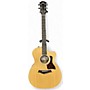 Used Taylor 214CE Natural Acoustic Electric Guitar Natural