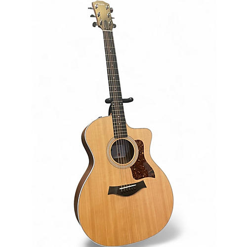 Used Taylor 214CE Natural Acoustic Electric Guitar Natural