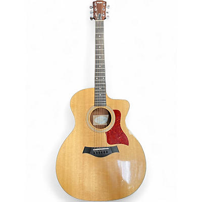 Used Taylor 214CE Natural Acoustic Electric Guitar