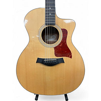Used Taylor 214CE Natural Acoustic Electric Guitar