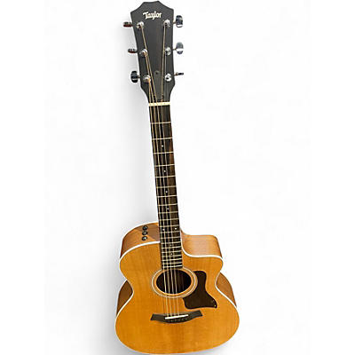 Used Taylor 214CE Natural Acoustic Electric Guitar