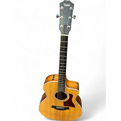 Used Taylor 214CE Natural Acoustic Electric Guitar