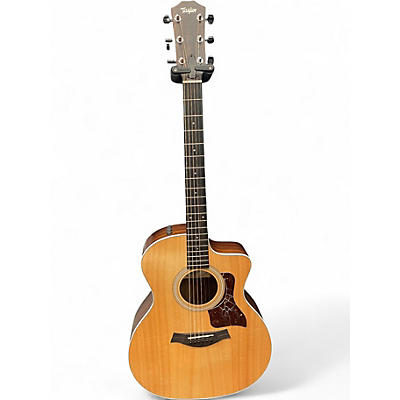 Used Taylor 214CE Natural Acoustic Electric Guitar
