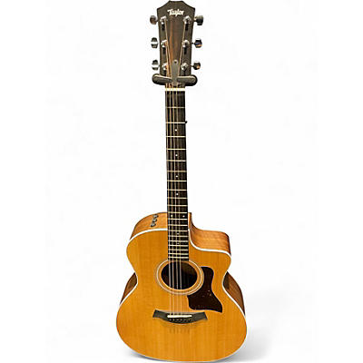 Used Taylor 214CE Natural Acoustic Electric Guitar