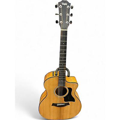 Used Taylor 214CE Natural Acoustic Electric Guitar