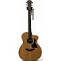 Used Taylor 214CE Natural Acoustic Electric Guitar Natural