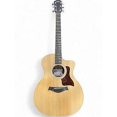 Used Taylor 214CE Natural Acoustic Electric Guitar