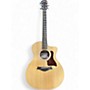 Used Taylor 214CE Natural Acoustic Electric Guitar Natural