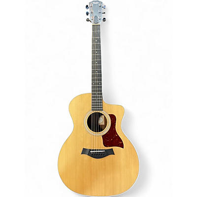 Used Taylor 214CE Natural Acoustic Electric Guitar