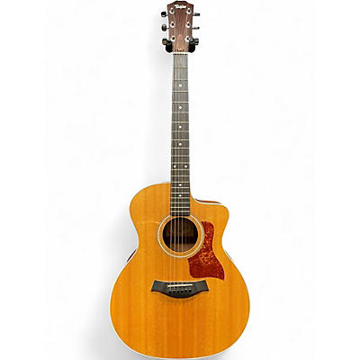 Used Taylor 214CE Natural Acoustic Electric Guitar