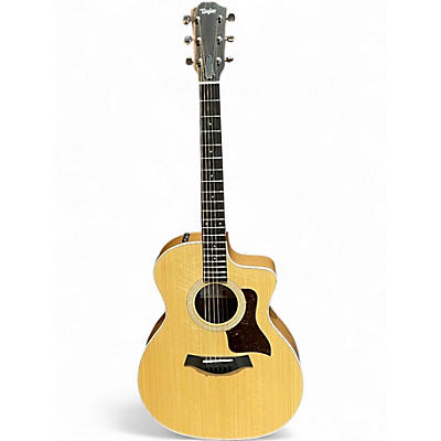 Used Taylor 214CE Natural Acoustic Electric Guitar