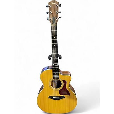Used Taylor 214CE Natural Acoustic Electric Guitar