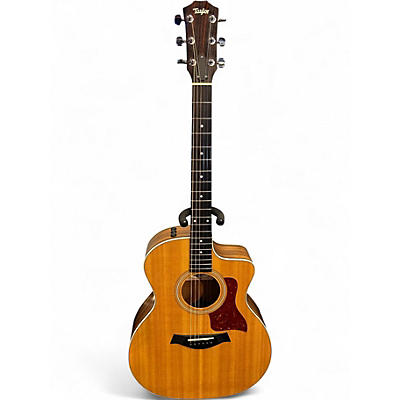 Used Taylor 214CE Natural Acoustic Electric Guitar
