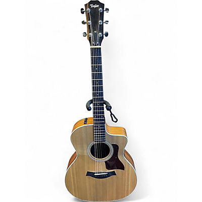Used Taylor 214CE Natural Acoustic Electric Guitar