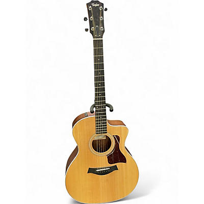Used Taylor 214CE Natural Acoustic Electric Guitar
