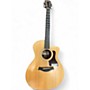 Used Taylor 214CE Natural Acoustic Electric Guitar Natural