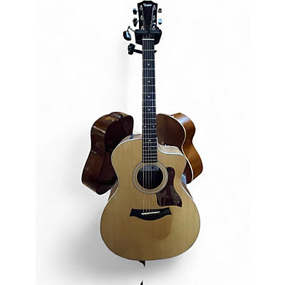 Used Taylor 214CE Natural Acoustic Electric Guitar