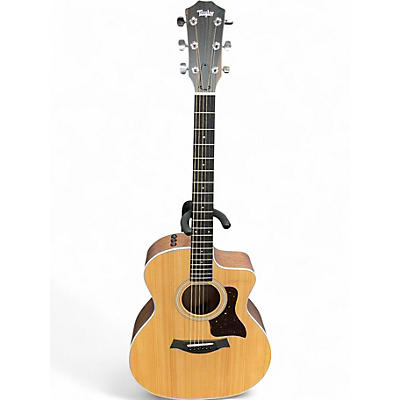 Used Taylor 214CE Natural Acoustic Electric Guitar