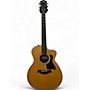Used Taylor 214CE Natural Acoustic Electric Guitar Natural