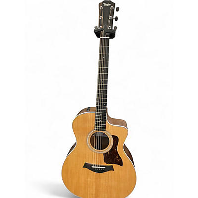 Used Taylor 214CE Natural Acoustic Electric Guitar