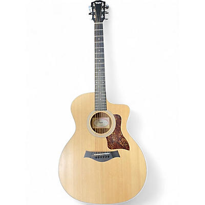 Used Taylor 214CE Natural Acoustic Electric Guitar