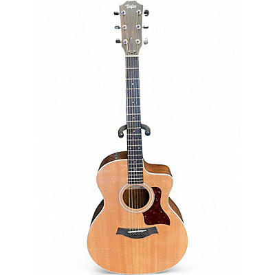 Used Taylor 214CE Natural Acoustic Electric Guitar