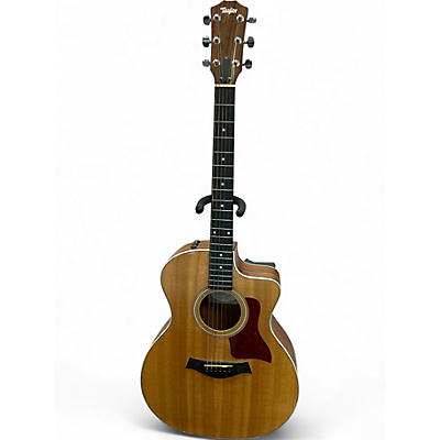 Used Taylor 214CE Natural Acoustic Electric Guitar