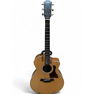 Used Taylor 214CE Natural Acoustic Electric Guitar