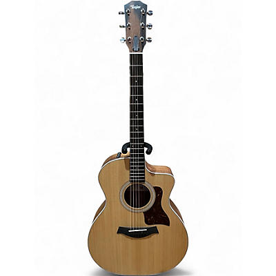 Used Taylor 214CE Natural Acoustic Electric Guitar