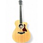 Used Taylor 214CE Natural Acoustic Electric Guitar Natural