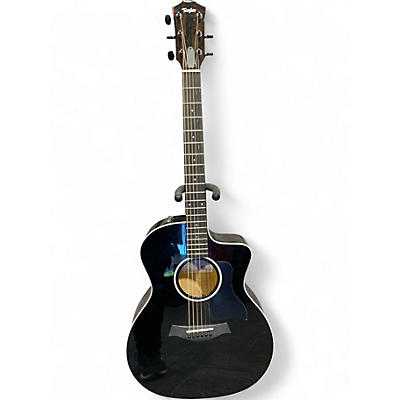 Used Taylor 214CE PLUS Black Acoustic Electric Guitar