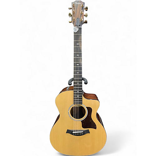 Used Taylor 214CE PLUS LTD Natural Acoustic Electric Guitar Natural