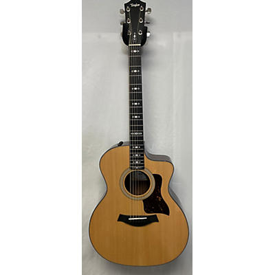 Taylor Used Taylor 214CE PLUS Natural Acoustic Electric Guitar