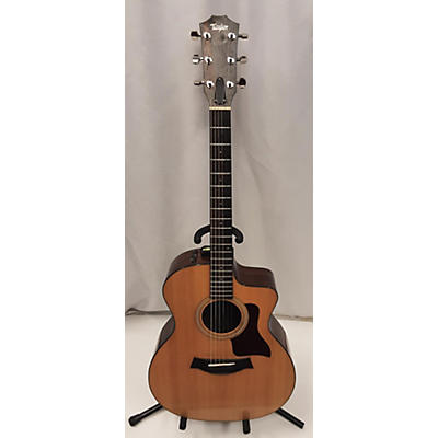 Taylor Used Taylor 214CE PLUS Natural Acoustic Electric Guitar