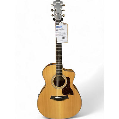 Taylor Used Taylor 214CE PLUS Natural Acoustic Electric Guitar