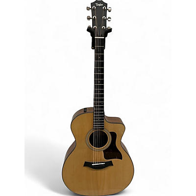 Taylor Used Taylor 214CE PLUS Natural Acoustic Electric Guitar