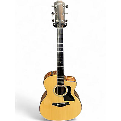 Used Taylor 214CE PLUS Natural Acoustic Electric Guitar