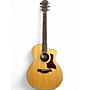 Used Taylor 214CE PLUS Natural Acoustic Electric Guitar Natural