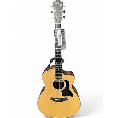 Used Taylor 214CE PLUS Natural Acoustic Electric Guitar